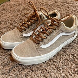 Vans Tan Canvas Women’s Shoes